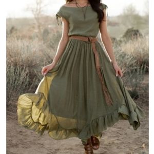Mia Joy Joyfolie Gia dress in Olive
